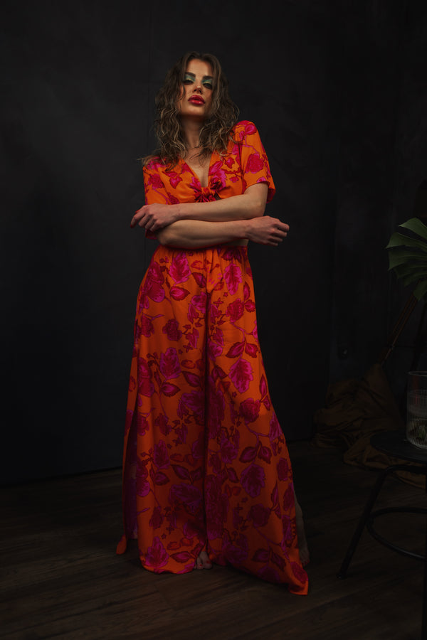 Costume à jambes larges – Haut et pantalon